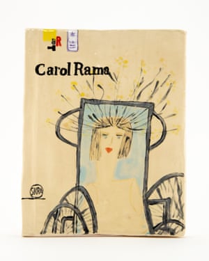 Carol Rama artworks book made in clay ceramic by artist Seth Bogart