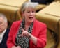 Shona Robison delivers the budget at Scottish parliament