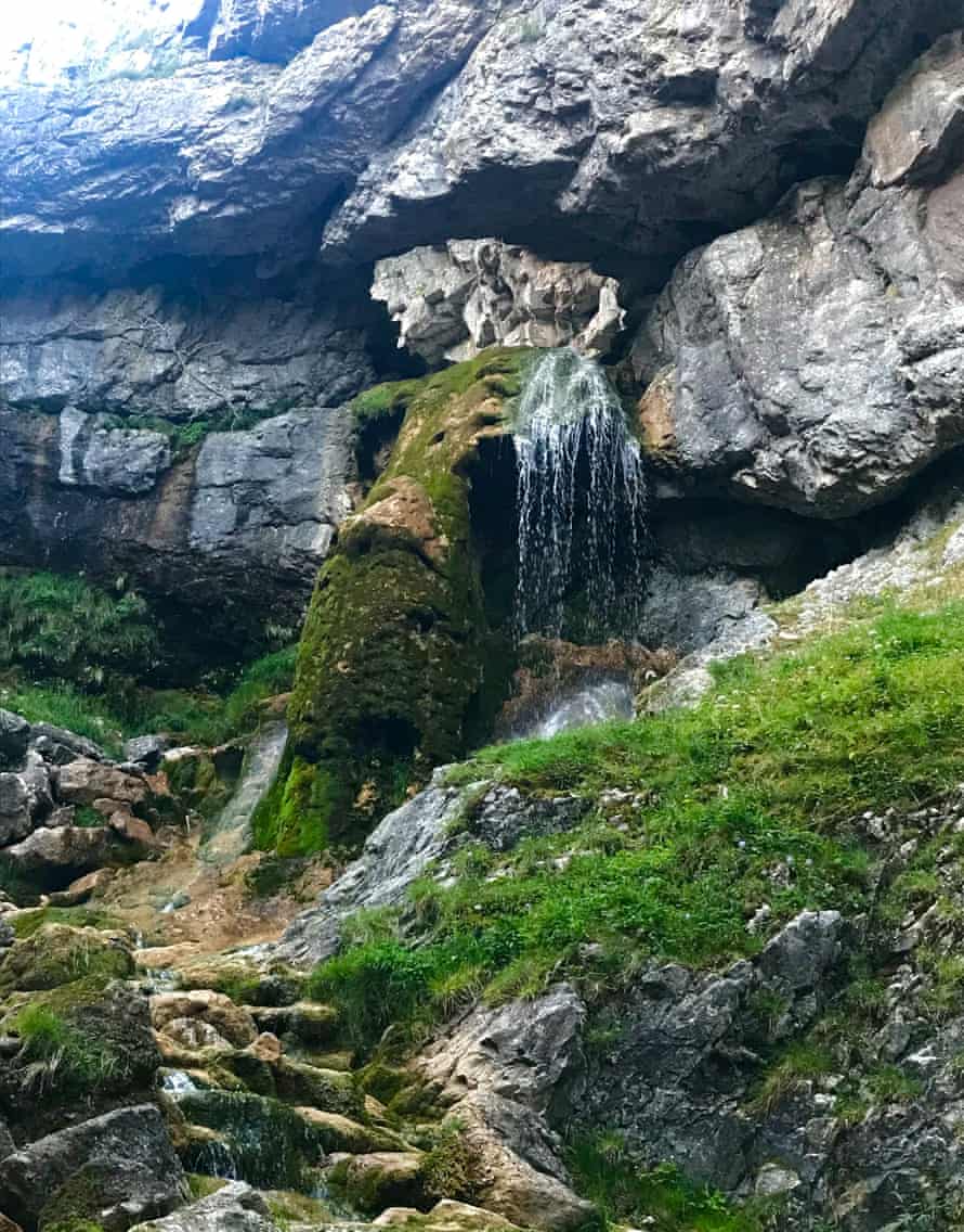 Gordale Scar in Yorkshire Dales National Park.