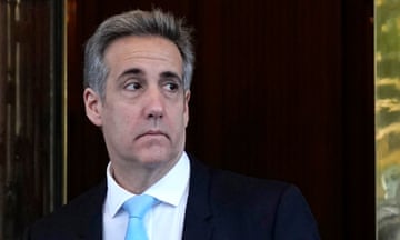 Michael Cohen departs for Manhattan court to testify in Donald Trump’s hush-money trial on 14 May.