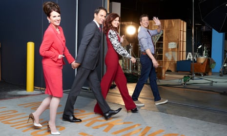 Cast of Will & Grace: Megan Mullally, Eric McCormack, Debra Messing and Sean Hayes