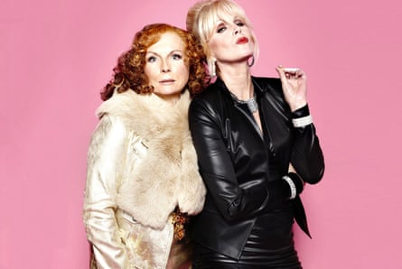 Jennifer Saunders and Joanna Lumley as Edina and Patsy in Absolutely Fabulous