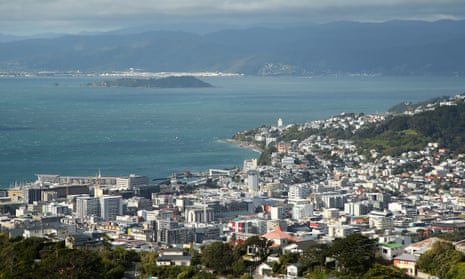 View of Wellington, New Zealand.