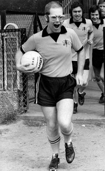 With Watford FC, 1974.