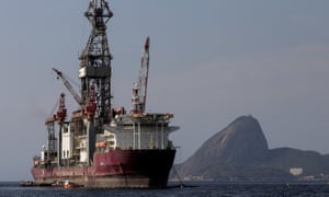 An oil and gas drillship is seen in the Guanabara Bay in Rio de Janeiro, Brazil. Green groups have warned the country is opening itself up to big oil with its subsidies plan.