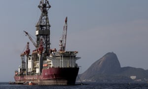 An oil and gas drillship is seen in the Guanabara Bay in Rio de Janeiro, Brazil. Green groups have warned the country is opening itself up to big oil with its subsidies plan. 