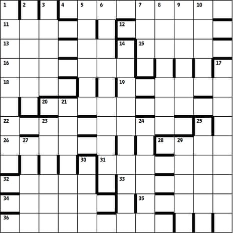 Azed crossword 2 464 Crosswords The Guardian