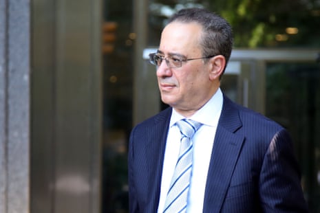 Lawyer Mark Cohen, representing Bankman-Fried, arrives for the second day of his client's fraud trial in New York.