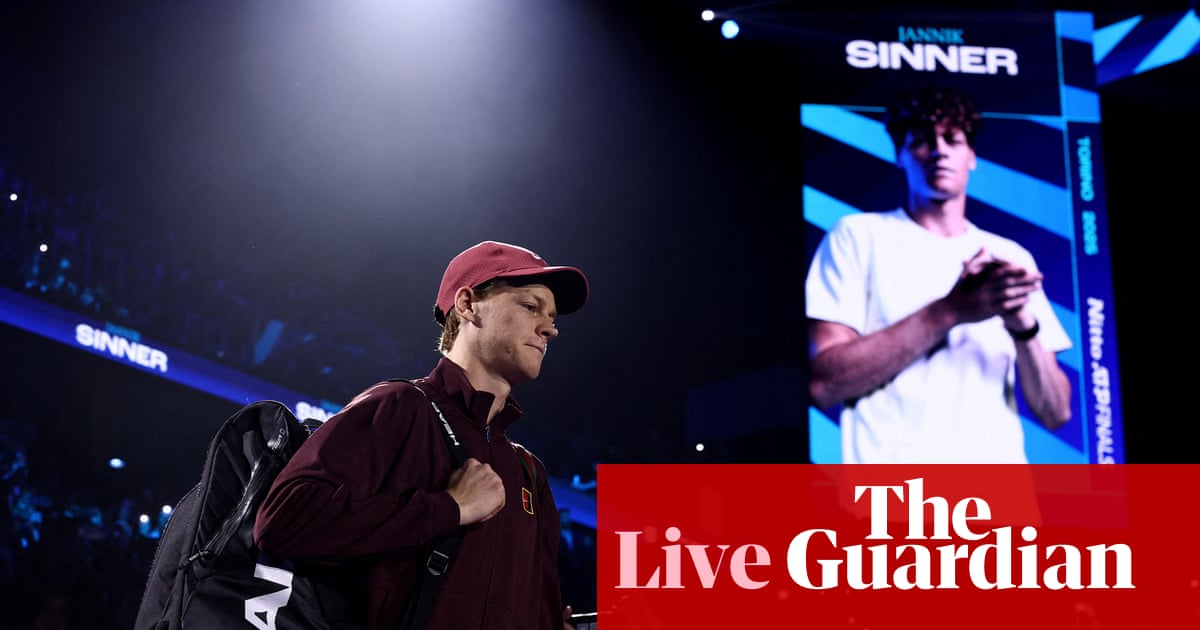 ATP Finals tennis: Jannik Sinner v Félix Auger-Aliassime – live