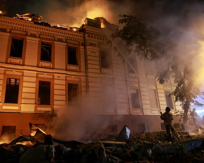 Dozens of Russian missiles pound Kyiv in major attack