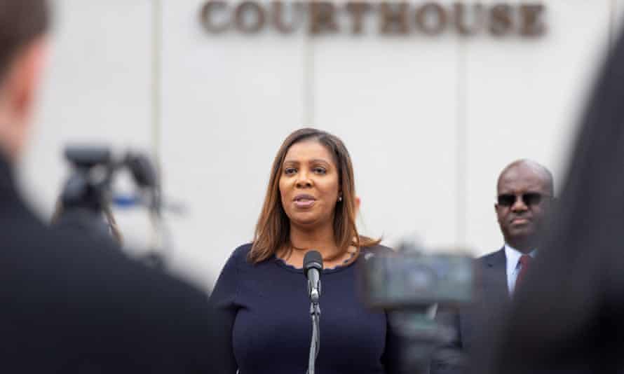 The New York state attorney general, Letitia James, is leading a civil investigation into the Trump Organization in parallel with a criminal investigation by the Manhattan district attorney, Alvin Bragg.