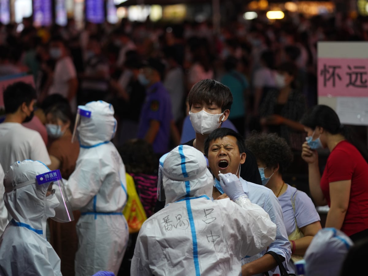 China Locks Down Part Of Guangzhou Amid Outbreak Of Indian Covid Variant China The Guardian