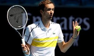 Russia’s Daniil Medvedev eased past Mackenzie McDonald