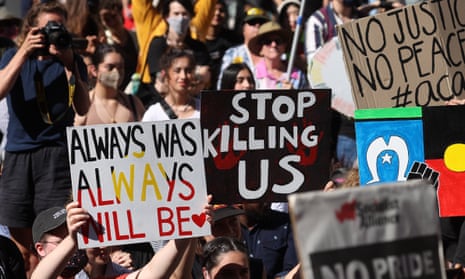 Protest in Sydney calling for Indigenous deaths in custody to end