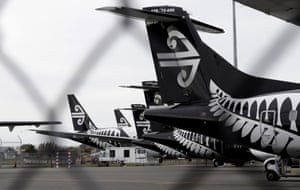 Grounded ... Air New Zealand cancels flights to and from Australia until the end of the year.