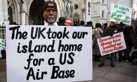 Chagos islanders fighting for Britain to reinstate their homeland at the high court in 2017. 
