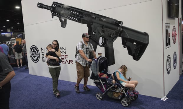 Attendees at the NRA convention in Atlanta in April.