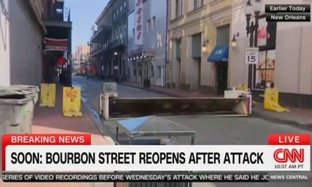 CNN screengrab of Bourbon Street