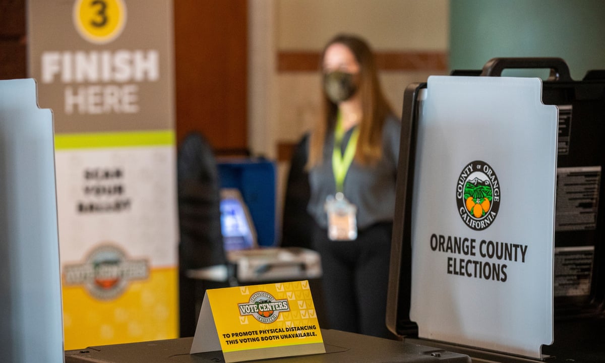 California Investigates Unauthorized Ballot Boxes Installed By Republicans Us Elections 2020 The Guardian