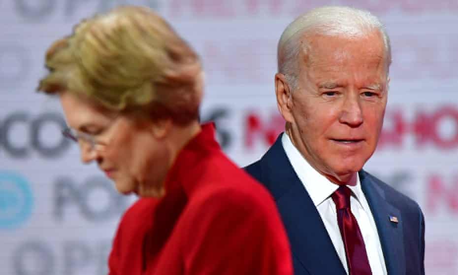 Massachusetts senator Elizabeth Warren: ‘Joe Biden has spent nearly his entire life in public service. He knows that a government run with integrity, competence, and heart will save lives and save livelihoods.’