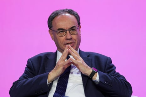 Bank of England (BoE) Governor Andrew Bailey speaks as he attends the “Bangkok Blueprint for Fraud-Resilient Financial Services today