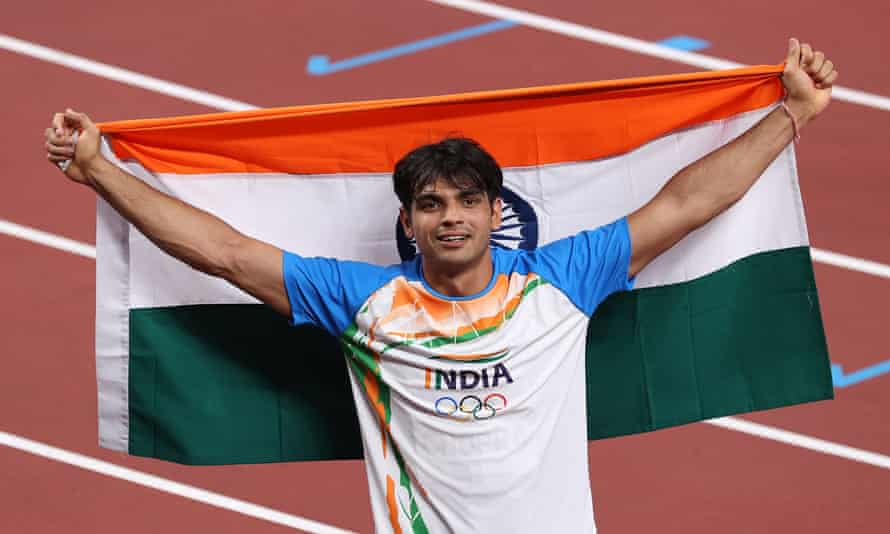 Neeraj Chopra's javelin gold medal seals India's greatest ever Olympics |  India | The Guardian