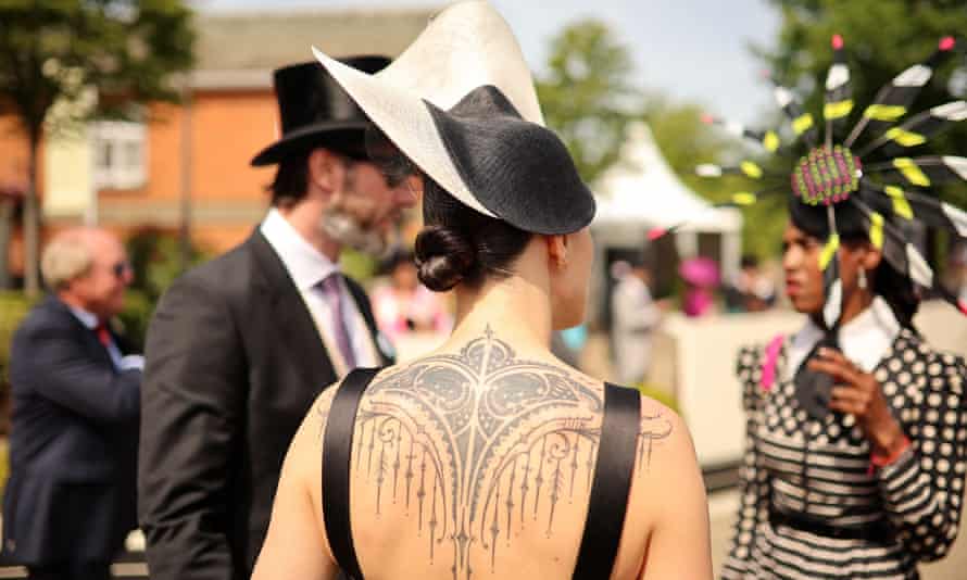 Racegoers arriving at Royal Ascot.