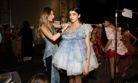 The future is blue tulle … Behind the scenes at the Innovators fashion show at 2024 Australian Fashion Week
