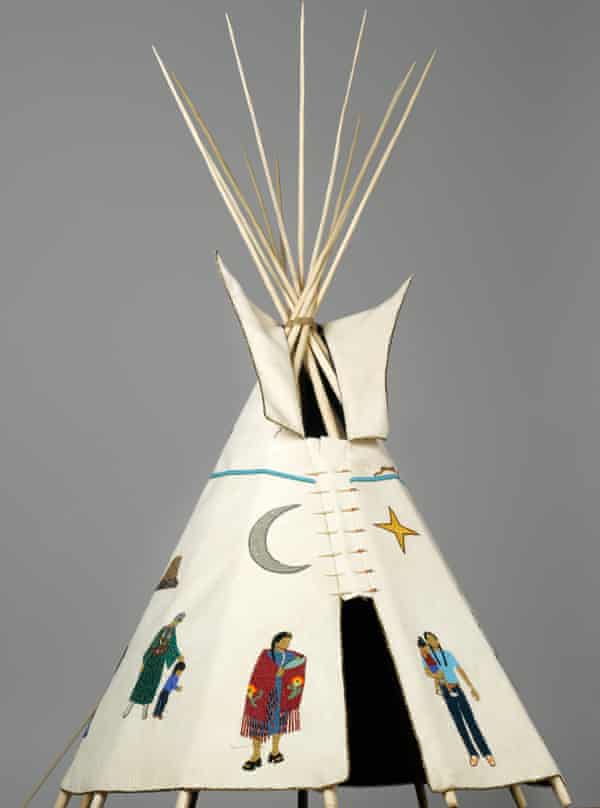 Teri Greeves - 21st Century Traditional: Beaded Tipi, 2010