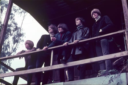 Byrds photoshoot at Chris Hillman’s home in 1965