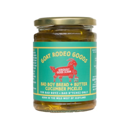 Tin of Goat Rodeo Goods pickles