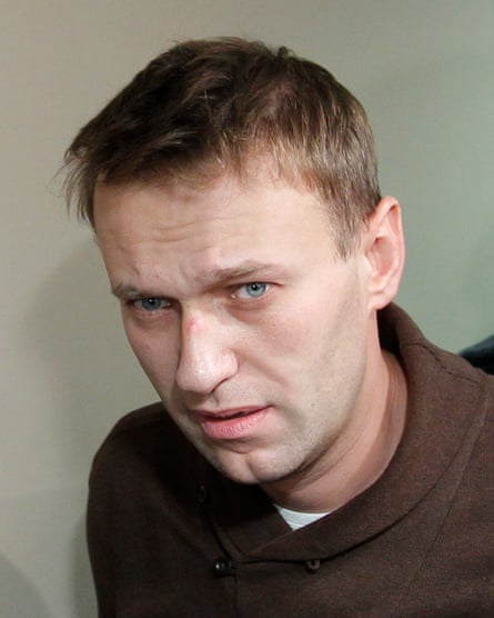 Alexei Navalny at Tverskoi district court in Moscow, in 2011.