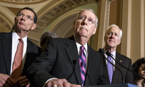 John Barrasso, Mitch McConnell, and John Cornyn: three of the men behind the Senate healthcare bill.