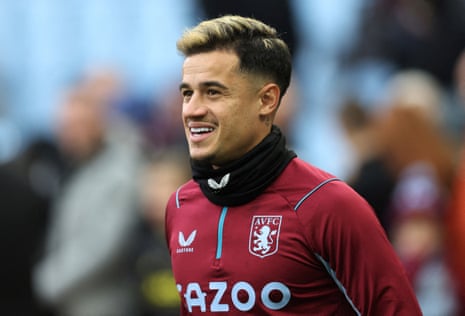 Philippe Coutinho is still an Aston Villa player but does not feature in the fiendishly successful plans of their manager Unai Emery.