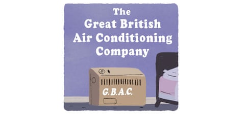 Stephen Collins cartoon on air conditioning, panel 1