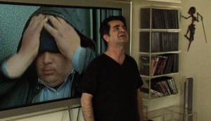 The director Jafar Panahi in his 2011 This Is Not a Film.