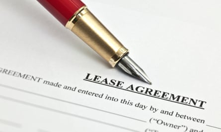 Lease Agreement and pen