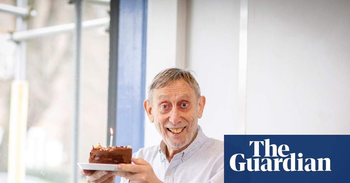 ‘Every time I write, I doubt myself’: Michael Rosen at 80 on deep grief, self-belief and chocolate cake