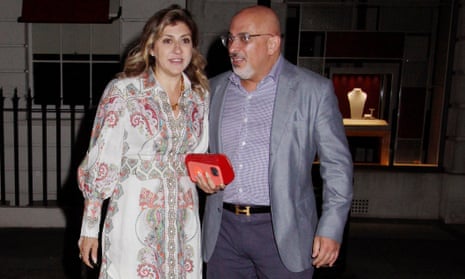 Nadhim Zahawi and his wife