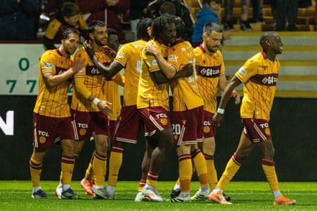 Motherwell celebrate