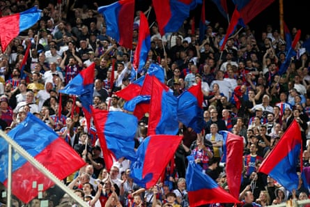 Crystal Palace fans enjoy the trip to Tuscany.