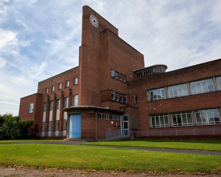 The former Pilkington Brothers Ltd building, St Helens, Merseyside, England, UK