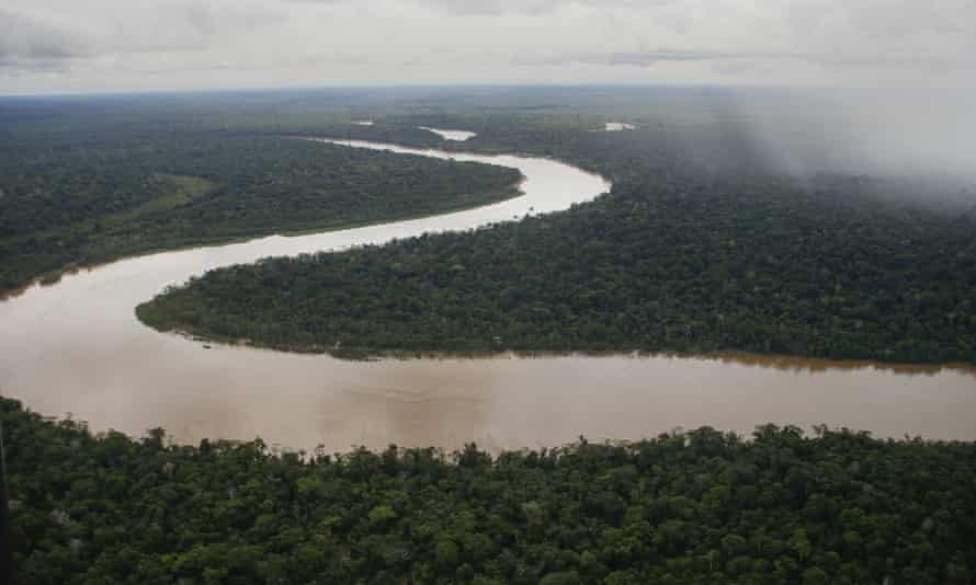 The Itaquai River snakes through the Javari Valley Indigenous territory.