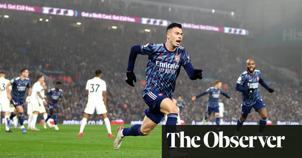 Gabriel Martinelli double helps sink Leeds to continue Arsenal’s upturn