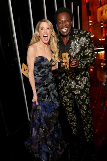 Caissie Levy and Joshua Henry