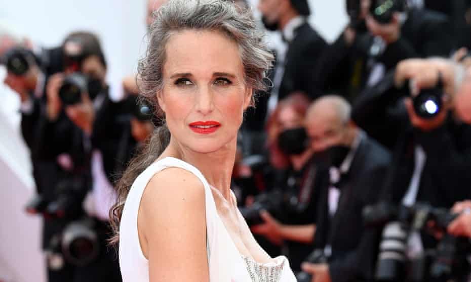 Andie MacDowell at the Cannes film festival in 2021.