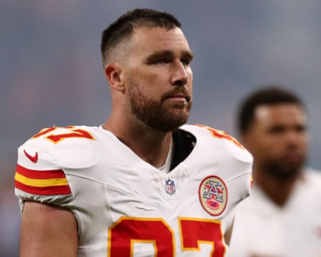 Andy Reid praises Travis Kelce's 'passion' after pair's latest sideline confrontation | Travis Kelce | The Guardian