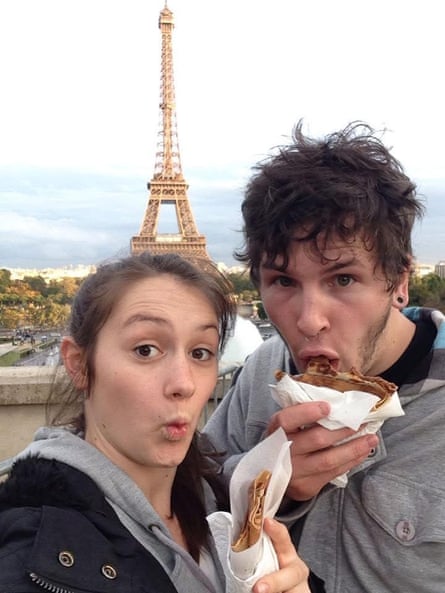 Chelsea and Cal in Paris in October 2013