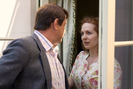 Katherine Parkinson and Danny Dyer in Rivals.