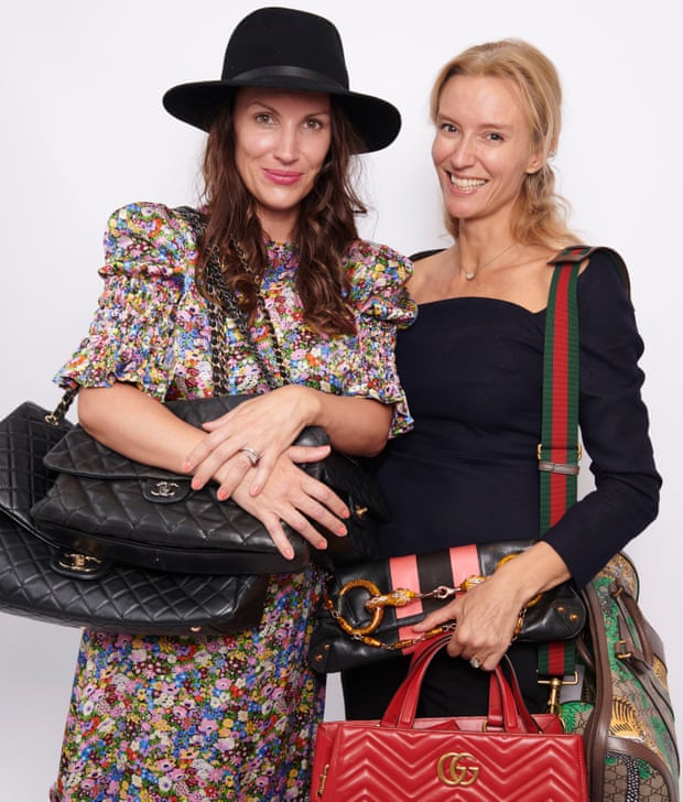 What’s mine is yours: Sacha Newall and Tina Lake of My Wardrobe HQ.